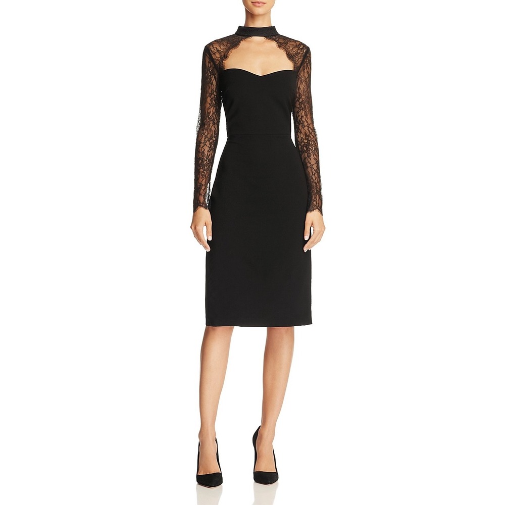 Alice + Olivia‎ Helga Lace Cutout Dress / NWT / Size 10 / MSRP $465 / Never Worn